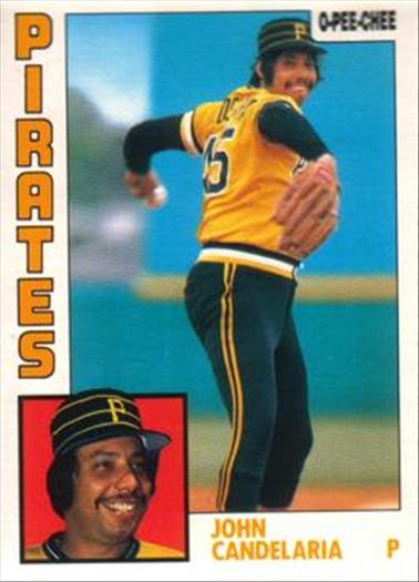 1984 O-Pee-Chee Baseball Cards 330     John Candelaria